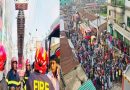 টঙ্গীতে ঝুটের গুদামে ভয়াবহ আগুন: মুহূর্তেই ছাই শেড মালিকদের স্বপ্ন।